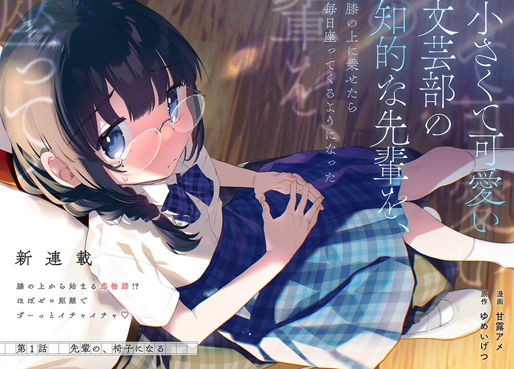 Chiisakute Kawaii Bungei-bu no Chitekina Senpai wo, Hiza no Ue ni Nosetara Mainichi Suwatte kuru You ni Natta cover